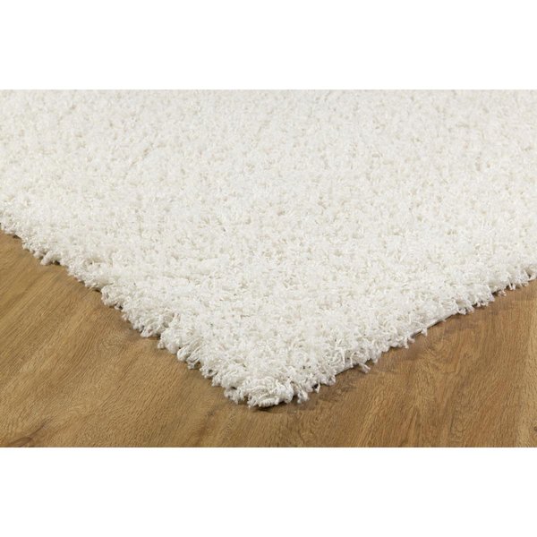 Back2Basics Jenny Shag Rug, White - 4 x 6 ft. BA2607091